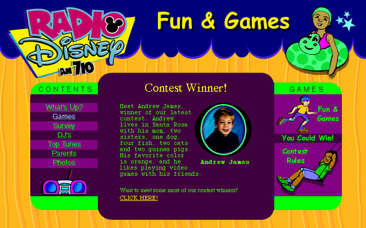 Contest Page Sample